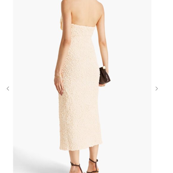 MARA HOFFMAN | White Mina Strapless Midi | Small/Medium - Picture 4 of 9